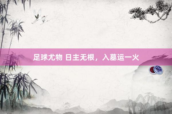 足球尤物 日主无根,入墓运一火