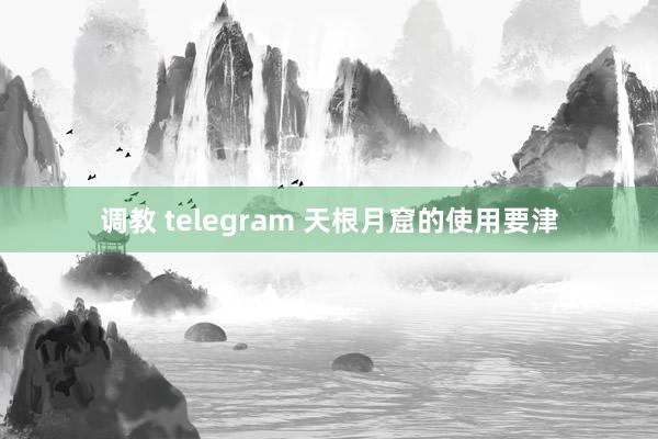 调教 telegram 天根月窟的使用要津