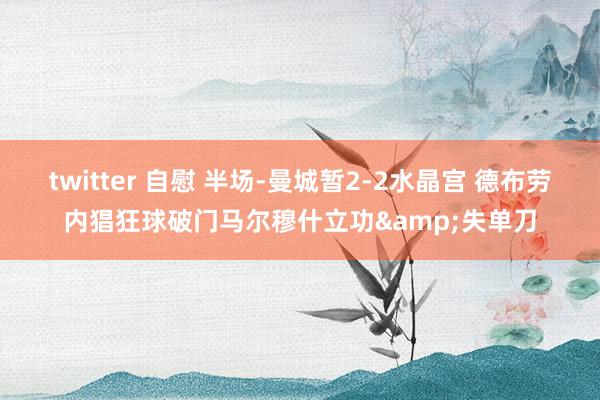 twitter 自慰 半场-曼城暂2-2水晶宫 德布劳内猖狂球破门马尔穆什立功&失单刀
