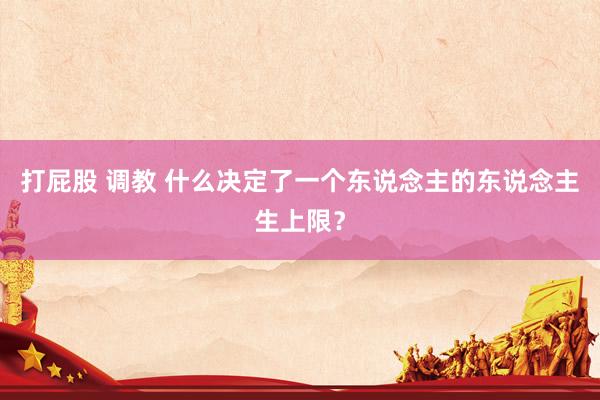 打屁股 调教 什么决定了一个东说念主的东说念主生上限？