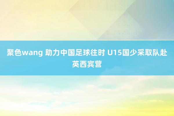 聚色wang 助力中国足球往时 U15国少采取队赴英西宾营