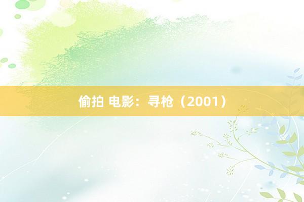 偷拍 电影：寻枪（2001）